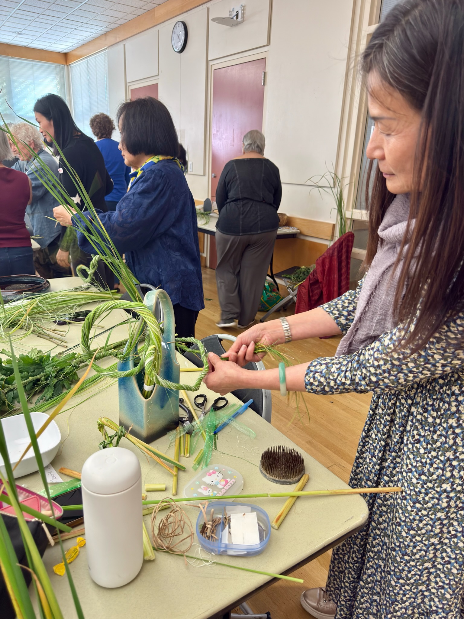Members working on designs