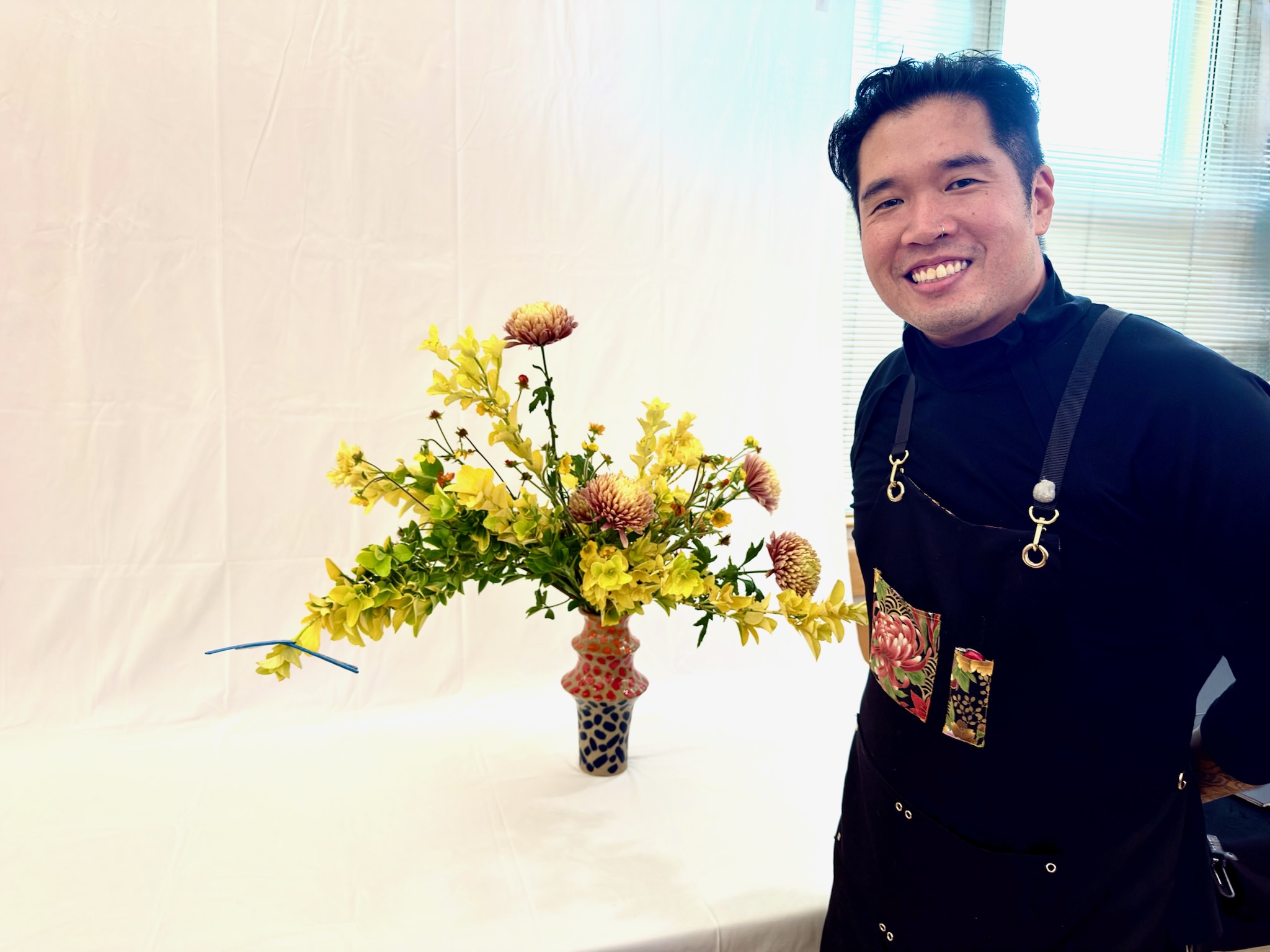 Nixon Tran with his design
